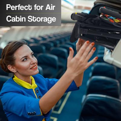 R for Rabbit Pocket Stroller Lite Stroller - Black & Muliti colour 1's - Baby Safety