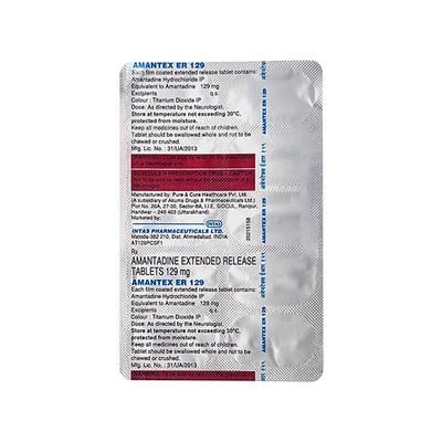 AMANTEX ER 129 Tablet 10's - Parkinsonism-Apd