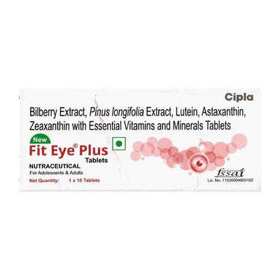 FIT EYE PLUS NEW NUTRACEUTICAL Tablet 10's - Supplements-Vam