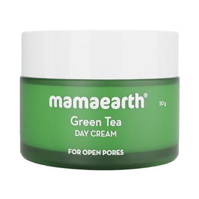 Mamaearth Green Tea Day Cream With Green Tea & Collagen For Open Pores 50 gm - Creams/Oils/Lotions