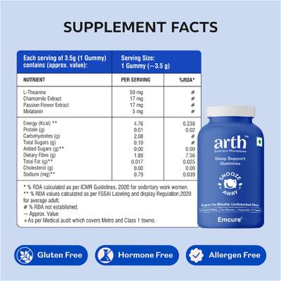 Arth Sleep Support Gummies 30's - Nutritional Supplements