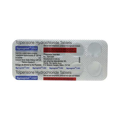 Synaptol 150mg Tablet 10'S - Muscle Cramps/Spasticity-Mus