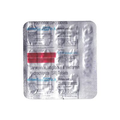 GLIMISAVE MV 0.5 Tablet 15's - Diabetes-Ant