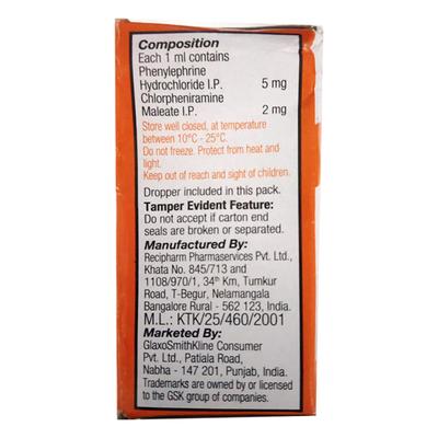 T Minic Orange Flavour Oral Drops 15ml - Cough And Cold-Cou