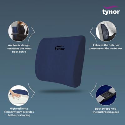 Tynor Lumbo Back Rest Urbane (UN) (I 92) - Back/Abdomen Supports