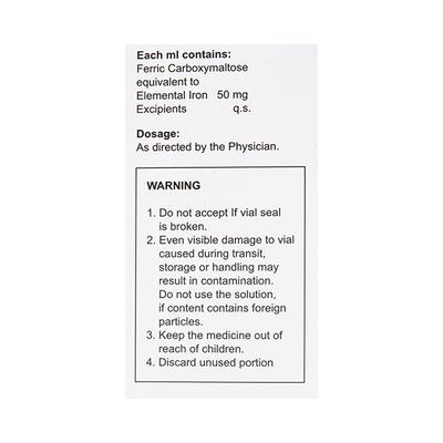 TUFEHART 1000mg Injection 20ml - Iron Supplement/Anaemia-Vma