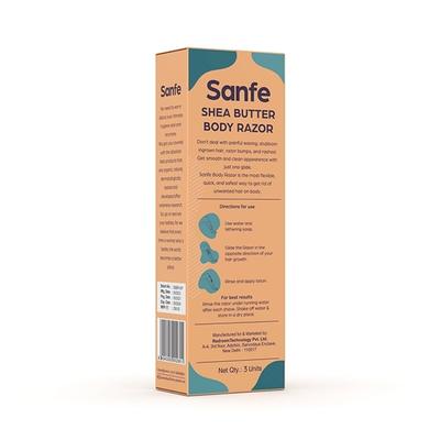 Sanfe Shea Butter Body Razor 3's - Hair Removal Accessories