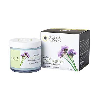 Organic Harvest Exfoliating Face Scrub 100 gm - Scrubs & Exfoliants
