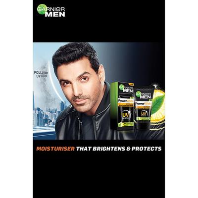 Garnier Men Power White Anti-Pollution Brightening Moisturiser 40 gm - Face Moisturizers