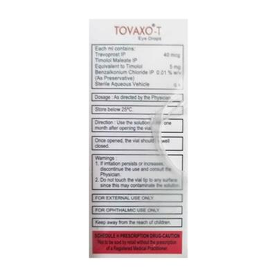 TOVAXO T Eye Drops 3ml - Glaucoma-Ant