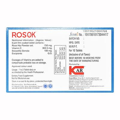 ROSOK Tablet 10's - Supplements-Vam