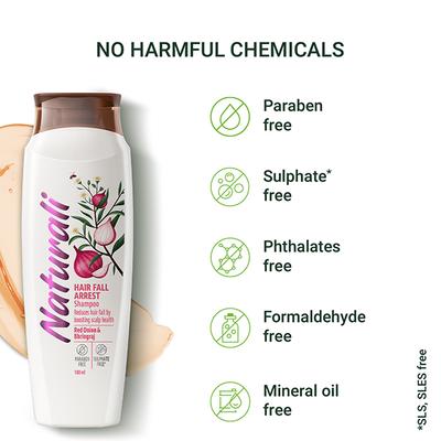 Naturali Hairfall Arrest Shampoos 180 ml - Shampoos