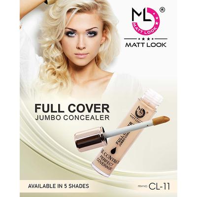 Matt Look Full Cover Jumbo Concealer Oil Control Perfect Coverage, Classic Ivory 11 ml - Concealer
