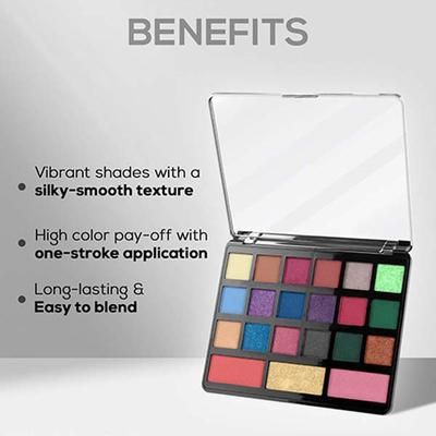 RENEE Pro Starlight Eyeshadow Palette 50 gm - Eye Shadow Palettes