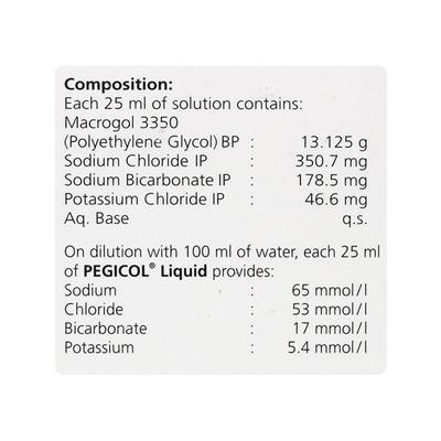PEGICOL ORANGE FLAVOUR Liquid 200ml - Constipation-Lax