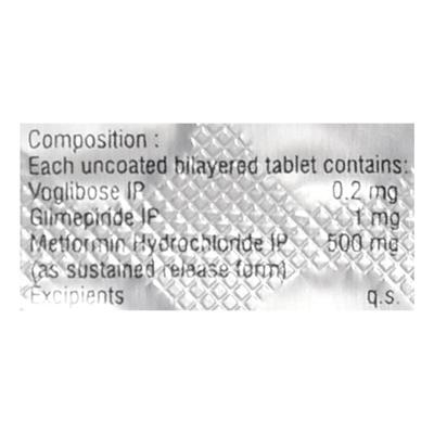 Xilia Trio 1mg Tablet 10'S - Diabetes-Ant