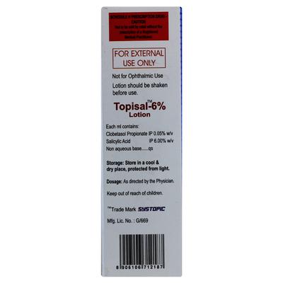 TOPISAL 6% Lotion 50ml - Psoriasis/Seborrhea/Ichthyosis-Pso