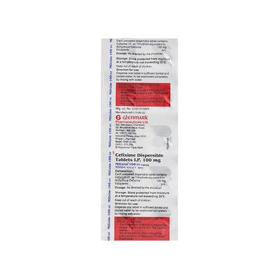 Milixim DT 100mg Tablet 10'S - Bacterial Infections-Cep