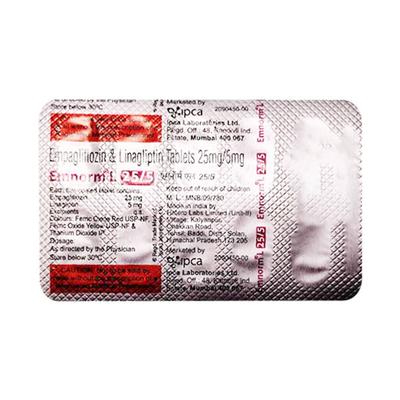 EMNORM L 25/5 Tablet 10's - Diabetes-Ant