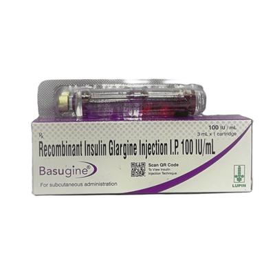 Basugine 100IU Cartridge 1X3ml - Diabetes-Ins