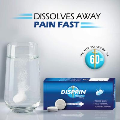 Disprin Regular Effervescent Tablet 10'S - Pain Relief Supplement