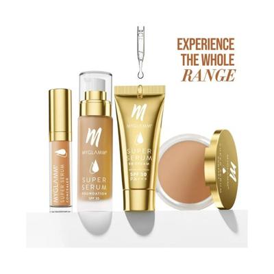 Myglamm Super Serum Bb Cream with Hyaluronic Acid SPF 50 PA+++ 201 Pine 15gm - Contour