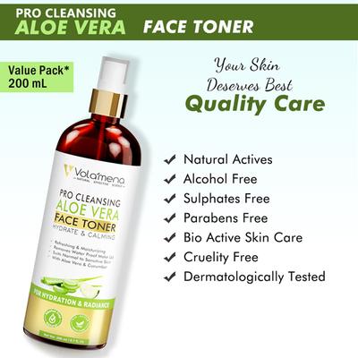 Volamena Pro Clearing Aloevera Face toner 200 ml - Toners