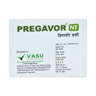 PREGAVOR NT Tablet 10's - Neuropathic Pain-Dru