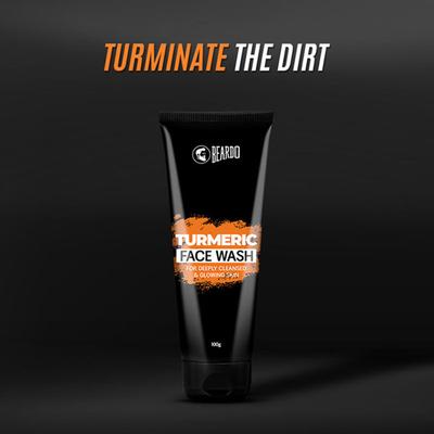 Beardo Face Wash - Turmeric 100 gm - Face Wash & Cleansers