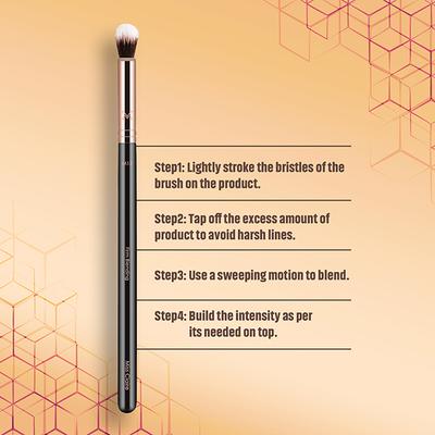 Miss Claire M15 - Firm Blending Brush (Rose Gold) 1's - Eye Brush