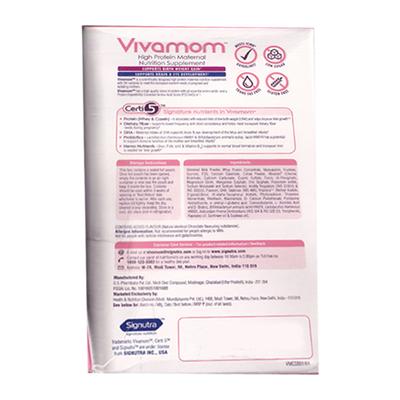 Vivamom High Protein Maternal Nutrition Supplement Powder Refill Gluten Free - Chocolate Flavour 400 g - Nutritional Supplements