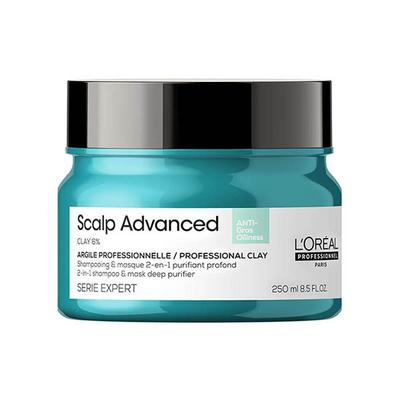 L'Oreal Professionnel Scalp Advanced Anti-Oiliness 2-In-1 Deep Purifier Clay 250 ml - Conditioners