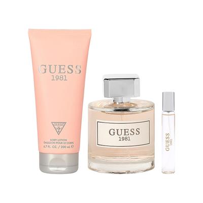 Guess 1981 Women Gift Set Eau De Toilette 100ml + 15ml + Body Lotion 200ml 1's - Women Perfumes (Edt/Edp)