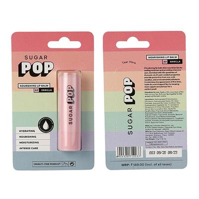 SUGAR POP Nourishing Lip Balm - 03 Vanilla 4.5 gm - Lip Balms