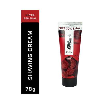 Wild Stone Ultra Sensual Shaving Cream for Men M 78 gm - Shaving Creams