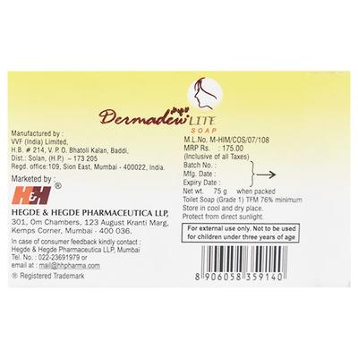 Dermadew Lite Soap 75gm - Cleanser-Oth