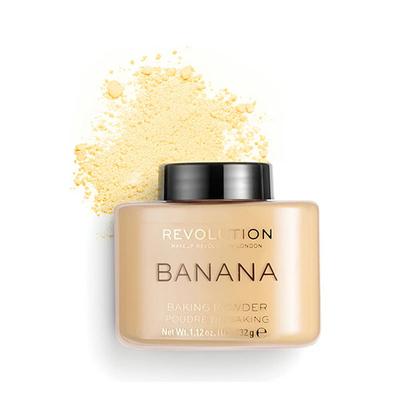 Makeup Revolution Loose Baking Powder Banana 32 gm - Loose Powder