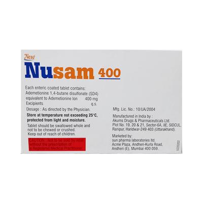 NUSAM NEW 400 Tablet 10's - Supplements-Ent