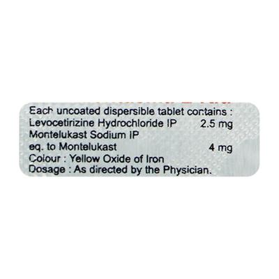Montasma L Kid Tablet 10'S - Allergies-Ant