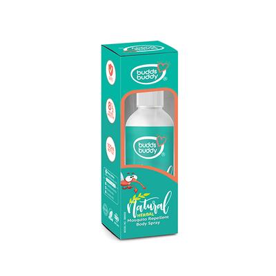 Buddsbuddy Natural Herbal Mosquito Repellent Body Spray 100 ml - Mosquito Repellent