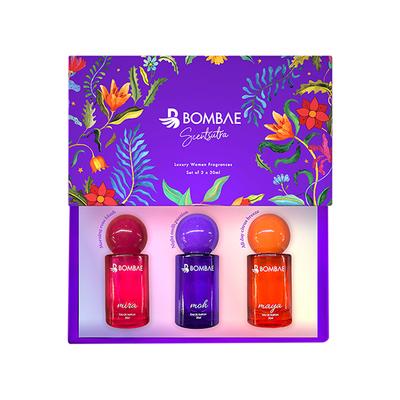 Bombae Scentsutra Luxury Perfume for Women Mira, Moh and Maya Edp x 30ml Perfume for Women 3's - Women Perfumes (Edt/Edp)