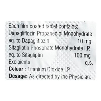 DAPANOVA S 10/100 Tablet 10's - Diabetes-Ant