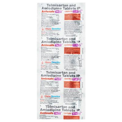 Amlosafe TM 80mg Tablet 10'S - Hypertension-Ang