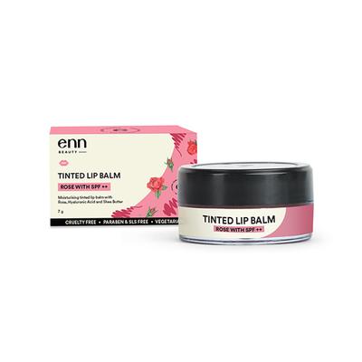 ENN Moisturising Rose Tinted Lip Balm With SPF++ 7 gm - Lip Balms