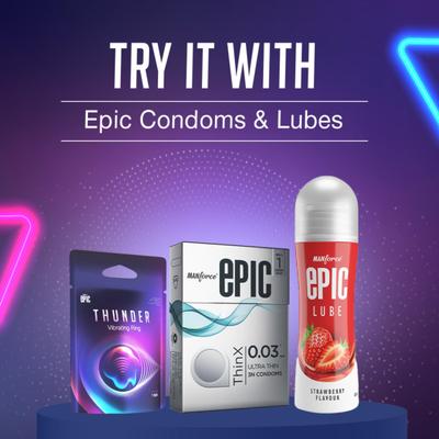 Manforce Epic Thunder Vibrating Ring 1's - Massagers And Vibrators