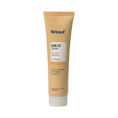 Re'Equil Sun Cc Cream (Joy) Spf 50 Pa++++, 100% Mineral Uv Filter 30 gm - Face Sunscreen