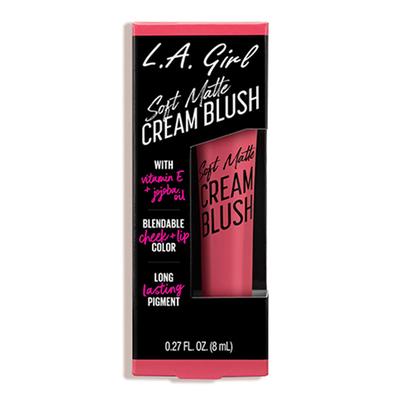 L.A.Girl Soft Matte Cream Blush with Vitamin E + Jojoba Oil - GBL444 Kiss Up 8ml - Blushes