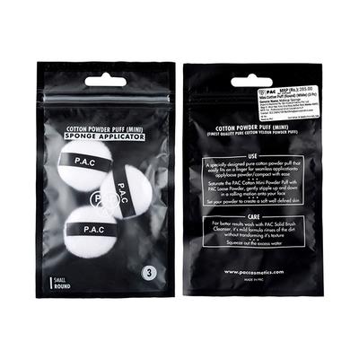 PAC Mini Cotton Puff Round White 3's - Sponges & Applicators