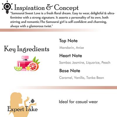 Samourai Sweet Love Eau de Parfum Natural Spray 50 ml - Perfumes (Edt/Edp)