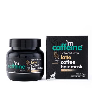 Mcaffeine Naked & Raw Latte Coffee Hair Mask 200 gm - Hair Masks & Packs
